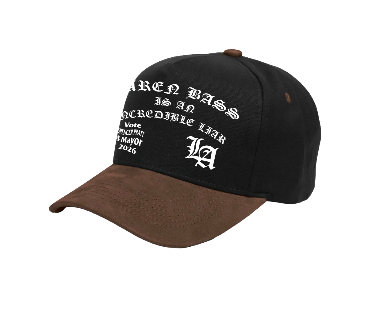 INCREDIBLE LIAR SNAPBACK HAT - BLACK/BROWN